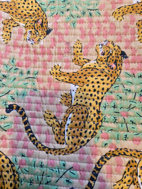 Laptop Bag - yellow/green/leopard